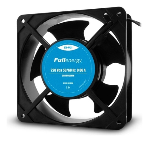 Cooler Turbina 220v 4'' Con Ruleman (120x120x38) Indoor