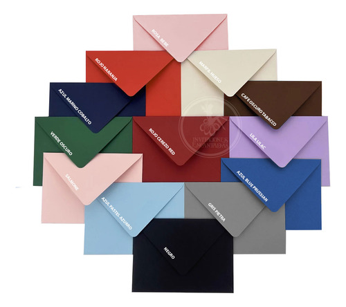 25 Sobres Cartulina Opalina 220g 15x22.5cm 1/2 Media Carta Color Marfil Hueso 220g