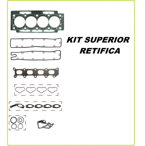 Jogo Junta Superior Retifica Cabeçote Xsara Picasso 2.0 16v