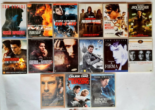 Dvd - Tom Cruise Melhores Filmes - Original | Parcelamento sem juros