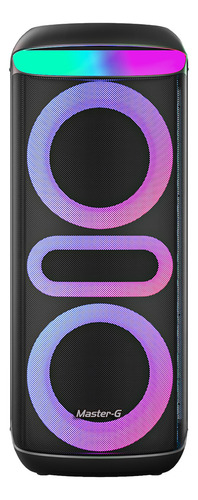 Parlante Karaoke Master-g Mgzeus Bluetooth 5.3 8inx2 Tws Rgb