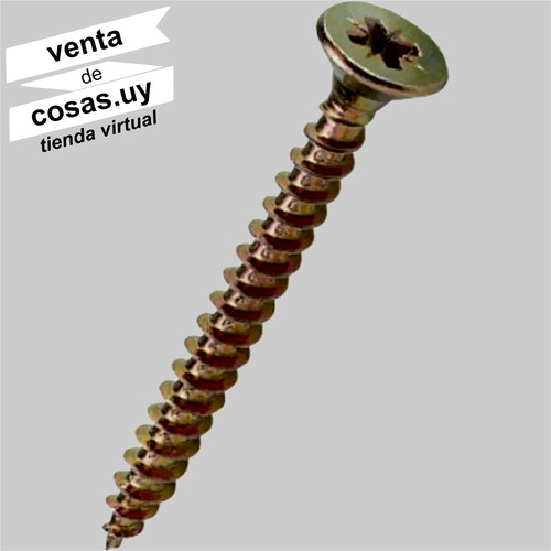 Tornillos Fix Para Madera Autoperforante #20 4,0x65mm Ph2065