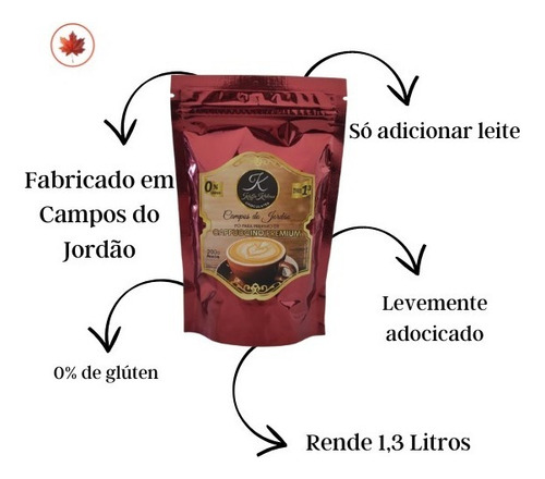 Cappuccino Premium (pó) De Campos Do Jordão 200g - 1 Unid