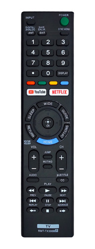 Mando a distancia inteligente compatible Sony RMT-TX300b KD-55x705F