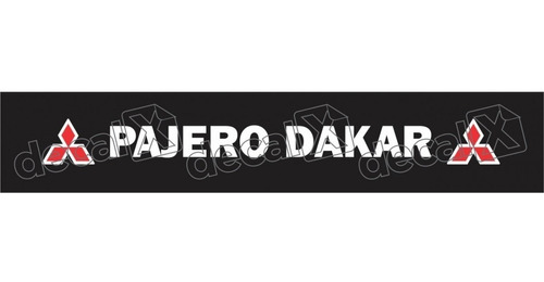 Adesivo Para Parabrisa Pajero Dakar Ab005