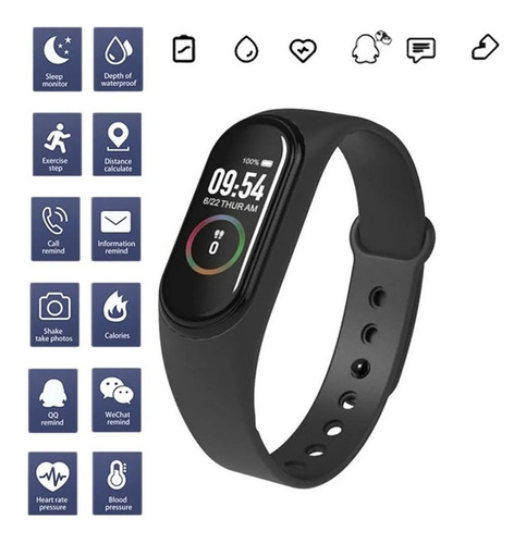 Relógio Inteligente Bluetooth M4 À Prova D'água/esportivo