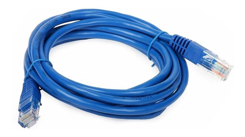 Cable De Red En Bolsa Verde Ethernet Rj45 Utp Cat6 5m Febo