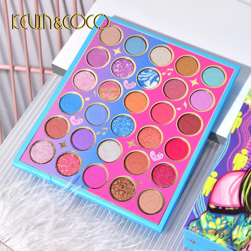 Paleta Billie Eilish Green 102 Colores Kevin & Coco