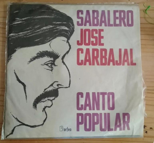 Disco José Carbajal Canto Popular (autografiado)