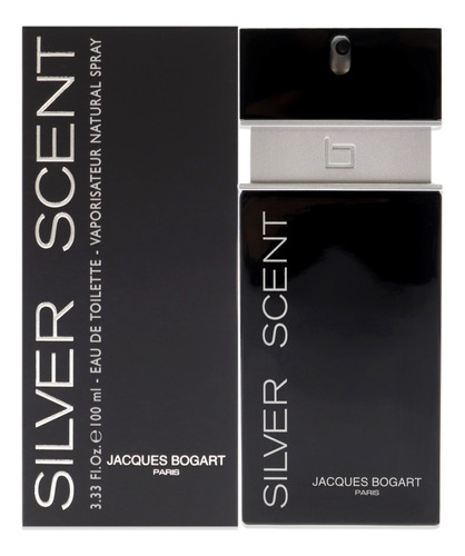 Silver Scent De Jacques Bogart Para Hombre, Spray Edt De 3.3