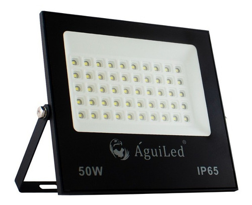 Reflector Led 50w Luz Blanca 6500k Gris Remate 110 - 220v