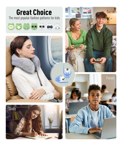 Hearprotek Tapones Para Los Oídos Con Reducción De Ruido, 2