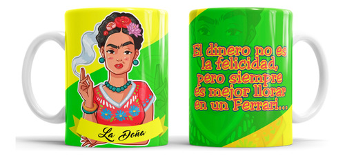 Kit Imprimible Plantillas Tazas Frida Kahlo Sublimación M4