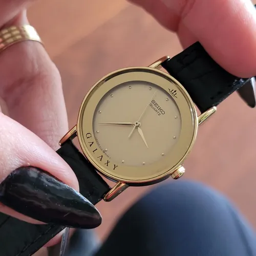 Feminino Seiko Galaxy Vintage Anos80 Quartzjaponês 5y19-5060
