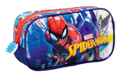 Cartuchera Portalapiz Spiderman 1 Cierre Wabro 11735 Color Spider Man