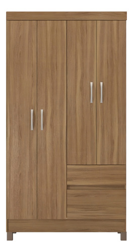 Guarda Roupa 4 Portas 2 Gavetas Lotus D02 Amendola Touch - M