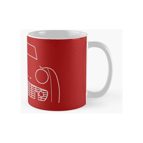 Taza Gráfico De Contorno De Automóvil Clásico Triumph Tr3 (b