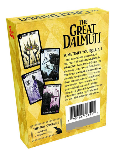 Juego De Cartas Dungeons Dragons The Great Dalmuti 4 A 8 Jug