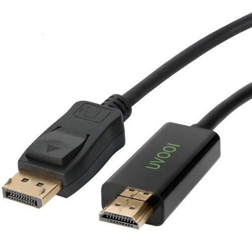 Cable Adaptador Displayport (dp) A Hdmi Uvooi De 3 Mt 1080p