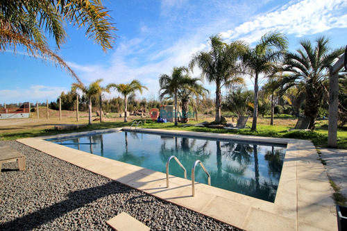 Espectacular Chacra De 6 Hectáreas Con Dos Casas Y Piscina En Salinas !