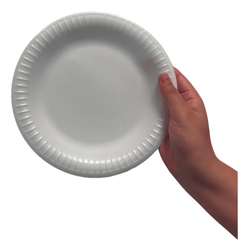 Plato de poliestireno térmico desechable de 23 cm, paquete de 20