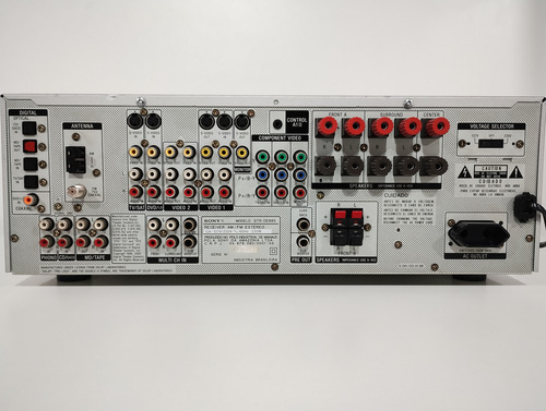 Receiver Sony A/v 5.1 C/ 500w Mod: Str-de885 + Z B Cr Usado Prateado (Usado)