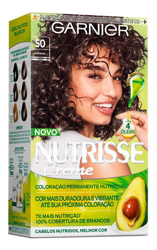  Coloração Nutrisse Garnier 50 Amêndoa