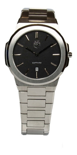 Reloj Sapphire Silver Black By Noblemen
