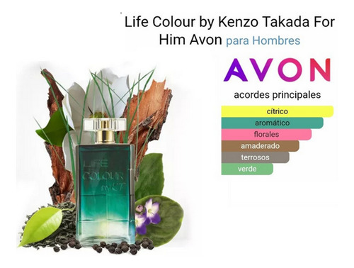 Coleção Duo Avon Life Colour By Kenzo Takada Eau De Parfum Raros E Únicos