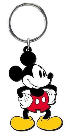 Llavero De Pvc Disney Mickey Retro Soft Touch