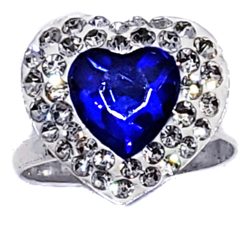 Anillo Corazon Del Mar Swarovski Titanic 100% Plata 925