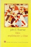 Valor Explotacion Y Clase Coleccion Economia Contemporanea