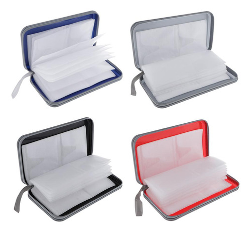2pcs Organizador De Plástico De 80 Discos Cd Dvd De Sonido