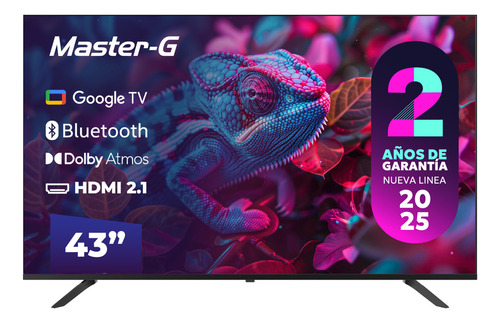 Smart Tv Led 43 Google Tv Full Hd Bluetooth Mgg43ffk Master-