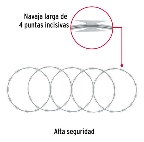 Alambre Concertina Alta Seguridad 45 Cm X 8 M Fiero 44920