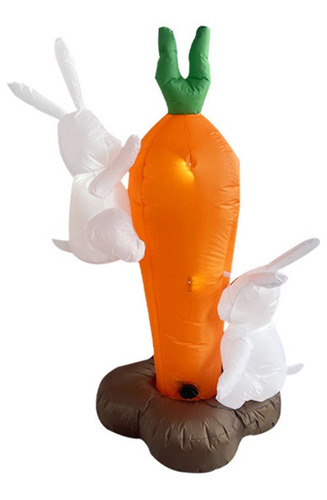 Inflable De Conejo De Pascua Con Led De 1.8m