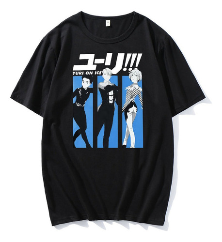 2024 Camiseta Skaters Yuri On Ice Camisetas Extragrandes