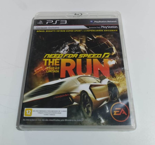 Need For Speed: The Run- Ps3 Midia Fisica Original (Usado)