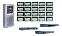 Comprar Video Portero Ip Hikvision 20 Aptos Completo - Electrocom -
