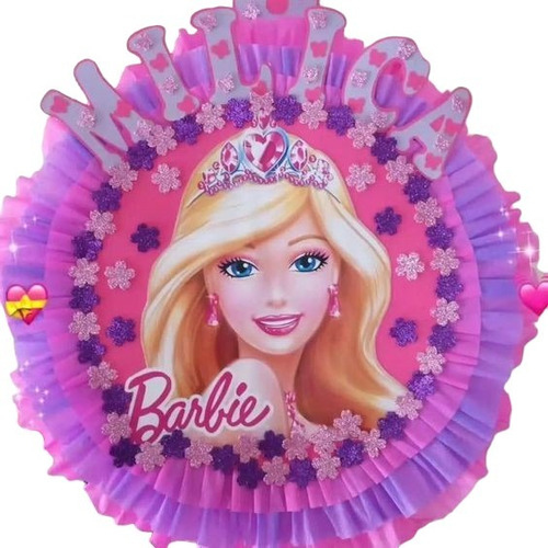 Piñata Barbie Artesanal Personalizada Modelo 4