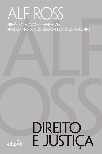 Libro Direito E Justica 03ed 21 De Ross Alf Edipro