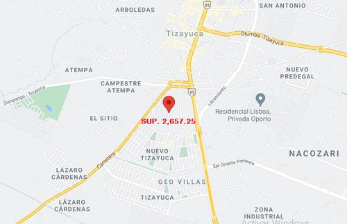 Terreno Industrial En Tizayuca Hidalgo Sup 2657 Mts