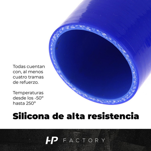 Manguera Silicona 45° 2.5´ Azul Ftx Fueltech