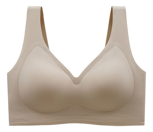 Traje De Baño Para Mujer, Color Liso, Talla Grande, Ropa Int