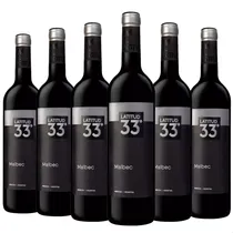 Comprar Vino Tinto Latitud 33 Malbec 750ml Tinto Botella Caja X6 6u