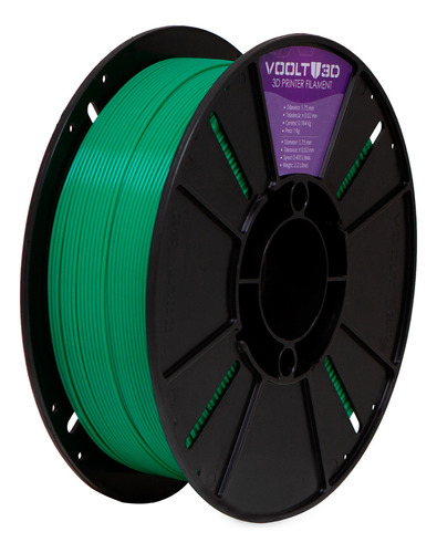 Filamento Abs Verde Fluorescente Premium 1.75mm 1kg 3d