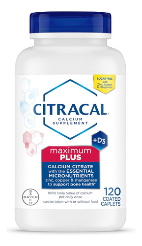 Citracal Maximum Plus 630 Mg 1000 Ui De Vitamina D3 120 Cap