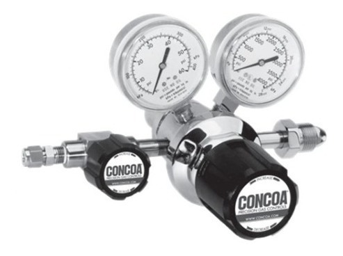 Regulador De Gases, Concoa Usa, In 0-4000 Out 0-200psig.