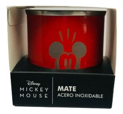 Mate Acero Inoxidable Mickey Mouse Ppr Solutions Color Rojo