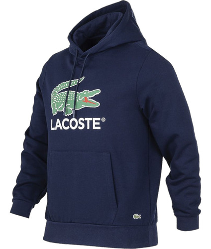 Buzo Con Capucha Lacoste Estampado Hombre /the Brand Store